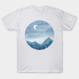 Watercolor mountains T-Shirt